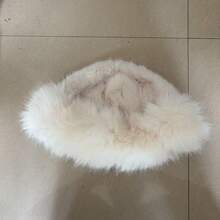 1 buah Topi Ember Hangat Musim Dingin Wanita, Topi Ember Luar Ruangan Tahan Angin, Warna Polos, Gaya Kasual Lembut, Cocok untuk Cuaca Dingin - MultiWarna - View 9