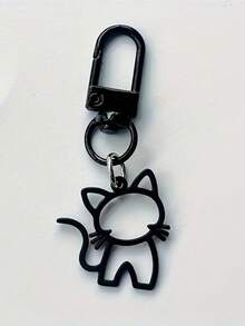 Cute Cat Keychain, Fun Cat Bag Charm, Women's Cute Pet Keychain, Pet Lover Gift - Multicolor - View 3