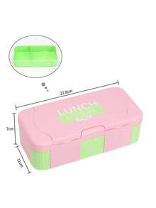 Kotak Bekal Sekolah, Kotak Bento Sekat dengan Set Peralatan Makan, Wadah Bekal Persegi, Aman untuk Microwave, Tas Bekal, Kulkas, Cocok untuk Rumah, Sekolah, Kantor, Perjalanan, Kembali ke Sekolah, Piknik di Luar Ruangan - MultiWarna - View 14