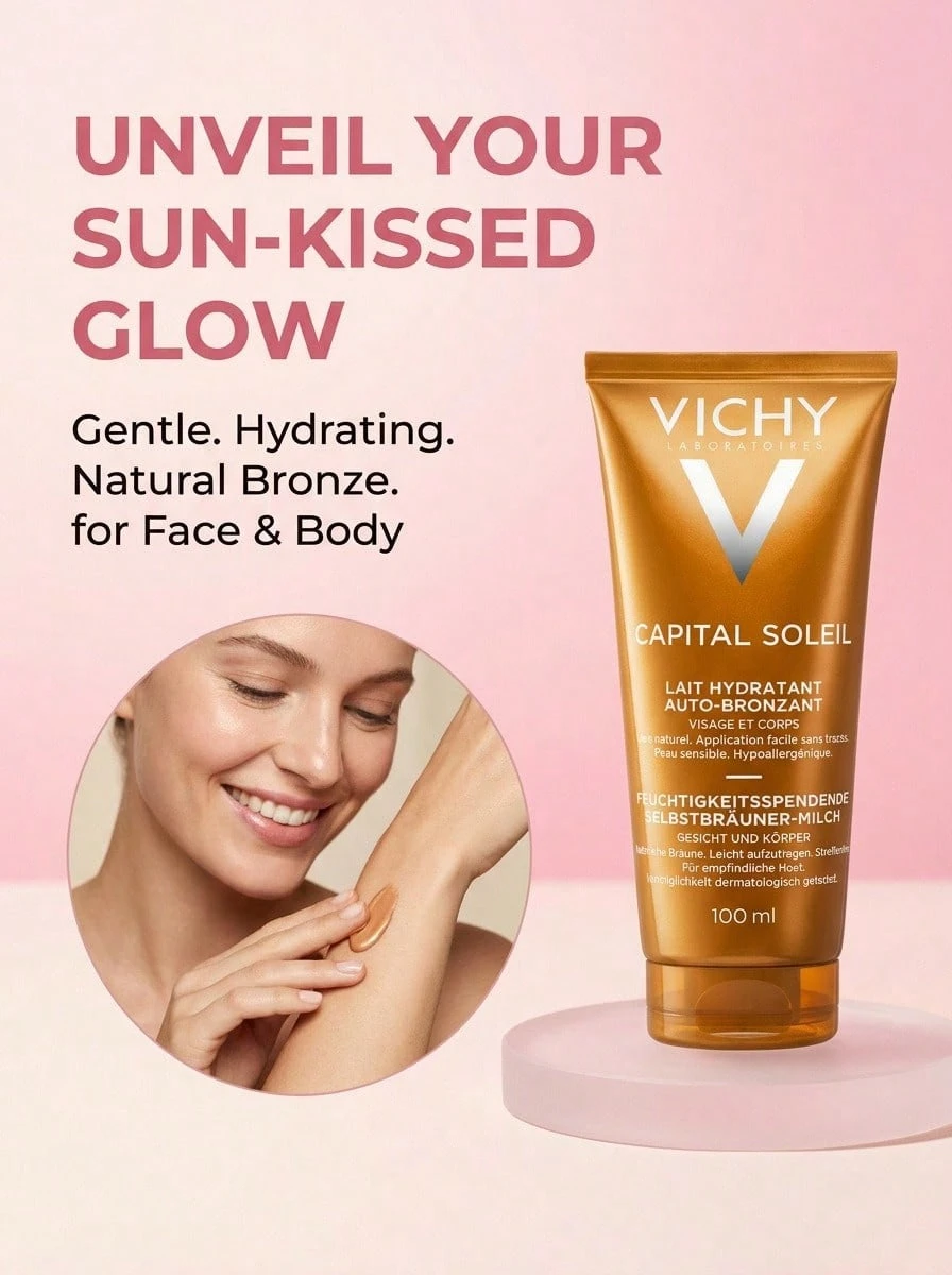 Vichy Capital Soleil Self Tanning Moisturizer SPF50 100 Ml - Multicolor - View 1