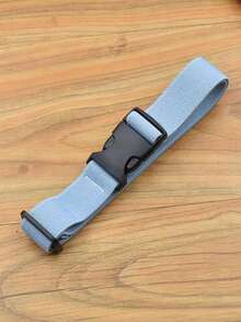 [1 Adjustable Elastic Belt]1 Stylish And Simple Adjustable Elastic Buckle Belt, Accessories - A - View 3