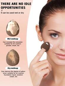 35Pcs Professional Makeup Tool Kit, Multi‑Size Soft Fluffy Makeup Brushes For Foundation Concealer Blush Eyeshadow, With Makeup Sponge Powder Puffs Bow Hair Headband Makeup Remover Sponge, Full Cosmetic Accessories For Starter Daily Make‑Up - Brown - View 8