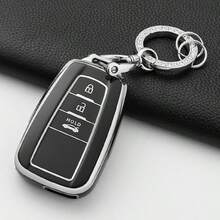 2/3/4 Buttons Camry CHR Corolla RAV4 Alphard Land Cruiser Prado Prius 2017-2022 TPU Car Key Fob Cover Keychain - B - View 32