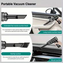 SOKANY Portable Wireless Handheld Vacuum Cleaner, One-Time Suction Of Snack Crumbs/Pet Hair, Dust Bin + Washable Filter, Cyclone Suction Wireless Vacuum Cleaner, USB Charging (2000mAh) Large Capacity Lithium Battery - Multicolor - View 7