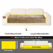 1PC Chenille All-Season Non-Slip Sofa Cushion – Simple Style, Solid Color, Machine Washable, Pet-Resistant, Lazy-Friendly, Multi-Purpose, Perfect For Living Room Sofa Protection And Room Decoration - Multi-color 2 - View 20