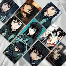 KIMETSU NO YAIBA Official Authentic Tokito Muichiro A-Style 50pcs LOMO Photo Cards Box Set, Includes Single Character Cards, 3 Different Card Backs, Eye-Catching Anime Merchandise - Multicolor - View 9