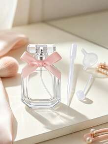 Press-Release Clear Perfume Bottle With Butterfly Festival-Gift Funnel, Dropper, Pump Head,Reusable Perfume Atomizer Spray Bottles,Back To School Gift - Multicolor - View 4