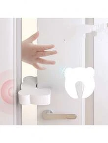 Washing Machine Ventilation Anti-Pinch Corner Bracket, Cute Cat Washing Machine Door Stopper, Pet Door Gap Safety Door Stopper, Prevent Finger And Toe Pinching - Multicolor - View 5