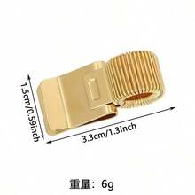 Hand Account Fixed Spring Pen Clip Stationery Portable Notebook Book Holder Electroplated Manganese Pen Clip Accessories, Holiday Gifts, Student Stationery, Return To School Gifts, Art Supplies, Etc. Back To School Supplies, - Single Piece - View 7