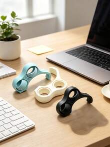 Multifunctional Ergonomic Phone Stand, 3D Printed Material Creative Ring Phone Grip, Pinky Finger Strap, Ring Finger Holder, Phone Stand, Thumb Holder, Desktop Stand, Multifunctional Slouchy Stand, Portable Stand, Stress Relief Tool - A - View 2