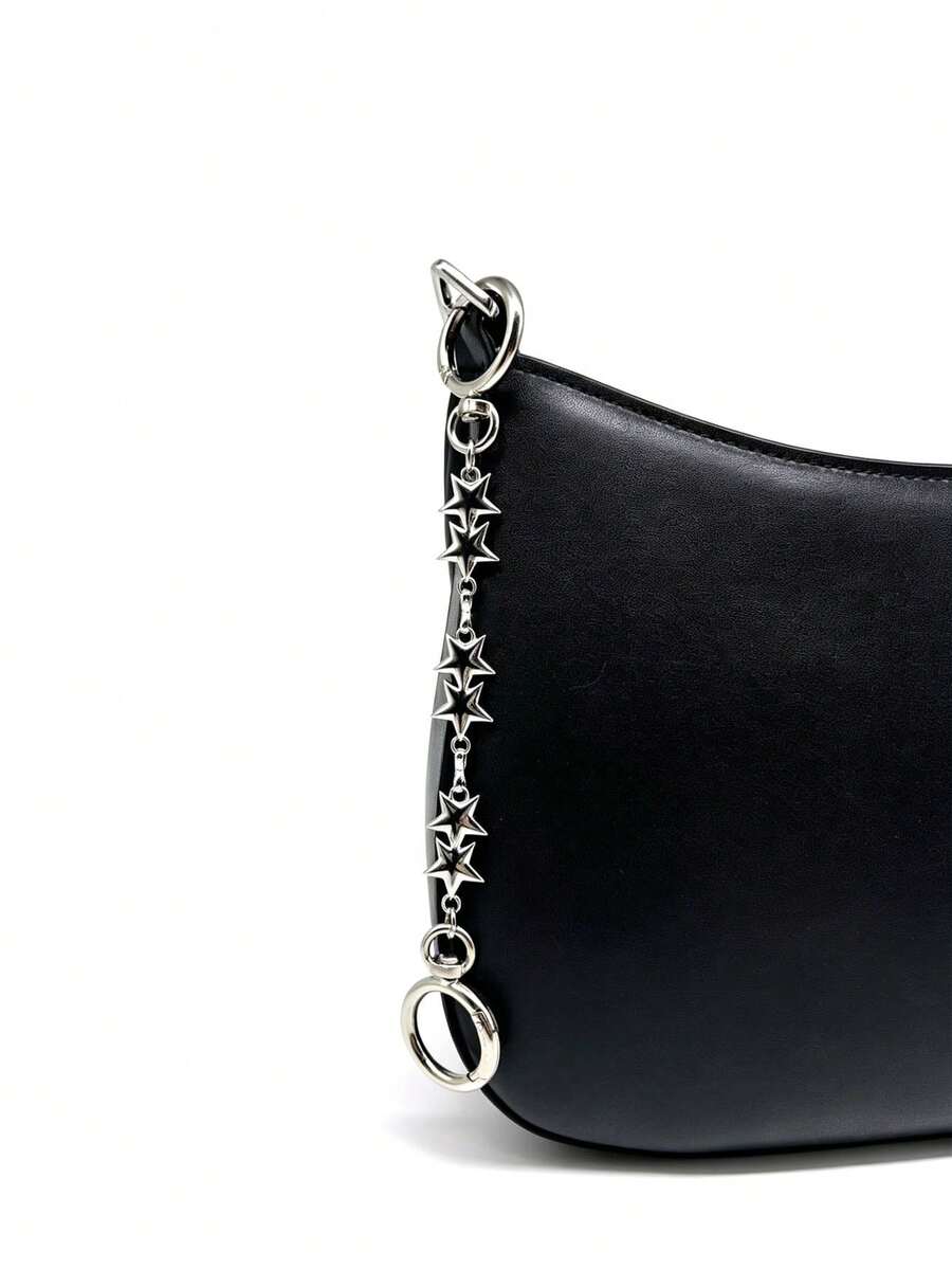 Solid Color New Fashion Star Rhinestone Phone Chain, Fashion Pendant Bag Handle Replacement Chain, DIY Interchangeable Handheld Crossbody Chain - Multicolor - View 1