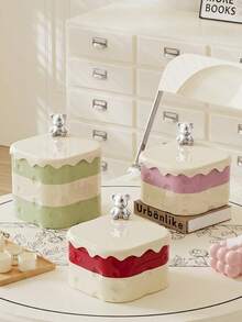 Storage Box Kitchen Organizer Rack For Tools, Portable Shelf, Decorative Ornament, Storage Box, Desktop Jewelry Box, Vanity Organizer, Decorative Ornament, Christmas Gift - Multicolor - View 1