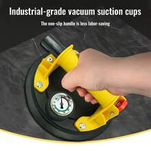 2Pcs 8 Inch Glass Suction Cup Heavy Duty Vacuum Lifter Max Load 250KG For Glass Marble Tile Granite Window Handling - Multicolor - View 3