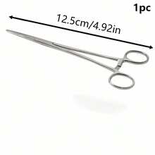 Multi Function Hemostatic Forceps With Lock, Straight Curved Tip, Fishing Hook Extractor Tool, Pet Ear Hair Pulling Pliers For Dogs Cats, Cupping Jar Clamp - Multi-color - View 11
