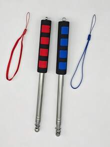 Retractable Handheld Flag Pole With Safety Clip, Durable Stainless Steel Telescopic Flag Pole, Lightweight Portable Outdoor Handheld Flag Pole, Suitable For Parades, Sports Events And Celebrations, 2 Colors Available - Red And Blue, 120cm Extended - Multiple Styles - View 12