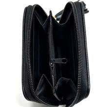 Women's Solid Black Short Wallet Card Holder Coin Purse Cute Girly Style Student Portable Small Purse - Black - View 6