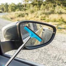 Telescopic Car Rearview Mirror Wiper, Extendable Handle Windshield Cleaner With Defogging & Water Scraping Functions, Portable Rainy Day Essential For Cars, SUVs & Trucks, Easy To Clean , Universal Auto Accessory For Driving In Rain, Fog & Snow - A - View 9