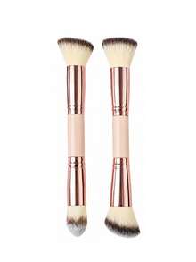 5/4/2/1 Pc Dual‑Ended Makeup Brush Set, Soft Synthetic Bristles Foundation Blush Eyeshadow Concealer Brushes, Holiday Gift For Women Girls, Professional Beauty Makeup Tools - Multicolor - View 11