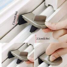 1pc Aluminum Alloy Sliding Door & Window Lock, Anti-Pinch, Anti-Theft, Anti-Fall And Safety Lock - Multicolor - View 10