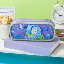 1pcDisney Large Capacity Multi-Layer Pencil Case, Cute Transparent Front Pencil Pouch, Student Stationery Bag, Back To School Supplies,Back To School - Sets - View 7
