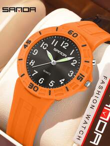 SANDA Women Student Casual Analog Quartz Watch, Ladies Luminous Pointer Simple Fashion Sport Silicone Strap Wristwatch For Girls - One Size Fits All - View 19