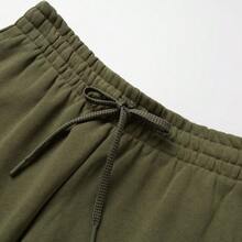 Under Armour Project Rock Women's Fleece Joggers Soft Warm Cuffed Fitness Training Sweatpants - Olive Green - View 4