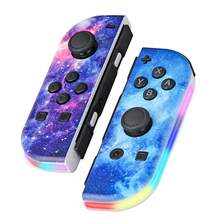 Switch Joycon Left And Right Wireless Pairing Gamepad, RGB Light, Wake‑Up, Vibration, Dazzling Light, Motion‑Sensing Bluetooth Gamepad, 3D Non‑Drifting Joystick Control, Perfect For Birthday And Christmas Gifts - View 11
