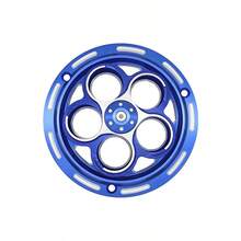 CNC Processed Aluminum Alloy Rotating Fan Cover, Engine Radiator Guard And Frame Hole Cover, Polished Heat-Resistant Cooler Fins Decorative Modification Accessories, Personalized Motorcycle Modification Parts, Suitable For VESPA150, Scooter, Qoge I125, Other Motorcycles - A - View 16