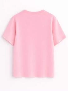 Women T-Shirts - Pink - View 2