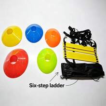 1pc Football Training Agility Ladder Soft Rope Ladder Agility Ladder Set Fitness Training Basketball Training Equipment - Multicolor - View 8