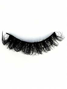 New DD Curled False Eyelashes Cat Eye Slender Thick Mink False Eyelashes 5D Fluffy Short Natural False Eyelashes 5 Pairs Strip False Eyelashes, Eyelashes, False Eyelashes, False Eyelashes - Black - View 6