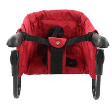 Red Portable High Chair With Table Clamp System: Easy To Install, Foldable, Sturdy, And Very Secure (Compatible With Tables 0.8 To 3.3 Inches Thick). - Red - View 9