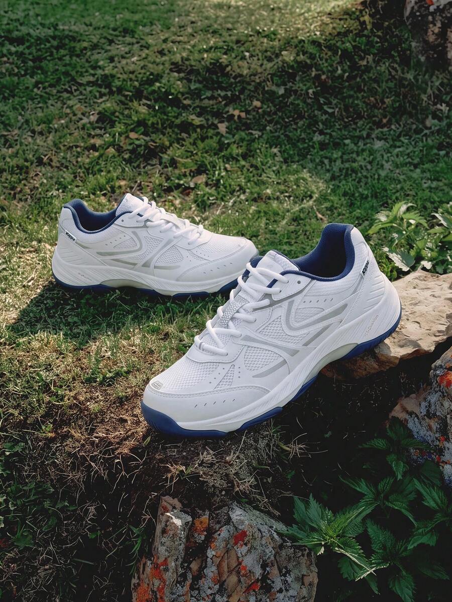 Kappa Light Cloud Breathable Mesh Sports Casual Shoes American Campus Shock-Absorbing Non-Slip Training Shoes Unisex - Classic White/Shadow Blue - View 1