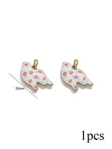 1 món mặt dây chuyền charm thép không gỉ kèm khoen nhảy hình mặt trời, cá, nhà, chim, bình cà phê hoạt hình dễ thương, phụ kiện làm trang sức DIY cho vòng cổ và vòng tay - mặt dây chuyền - Xem 12