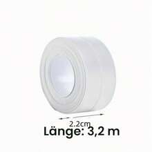 196.85 Inch Waterproof & Moisture-Proof Toilet Seal Strip, Self-Adhesive Sealing Tape, Suitable For Kitchen & Bathroom, Bathroom Waterproof Tape To Prevent Moisture, Kitchen Sink Use - Multiple Styles - View 9
