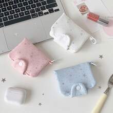 Silver Foil Star Coin Purse Student Portable Banknote & Meal Card Storage Bag Multi-Function Mini ID Card Holder, Women's Wallet, Mini Wallet - Multicolor - View 3