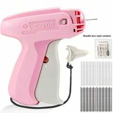 Portable Garment Tagging Gun Complete Set Clothing Tagging Gun Kit, Garment Price Label Tag Gun With Barbs & Replacement Needles, Portable Price Tag Attacher Tool For Retail Shop Clothing Store - D-Pink - View 5