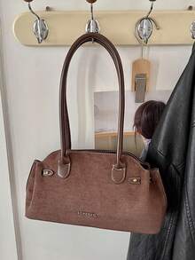 Retro Artistic Style Elegant Versatile Textured Shoulder Bag, Niche Design, Fashionable And Personalized Handbag, Suitable For Commuting And Dating. - Coffee - View 8