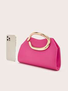 Women's Clutch Bag, Premium Handbag, Crossbody Clutch For Party, Wedding, Formal Dress - Hot Pink - View 3