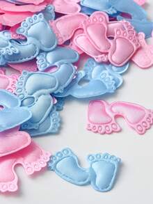 20pcs-Pink Blue Non-Woven Foot Party Confetti - Multi-color - View 5