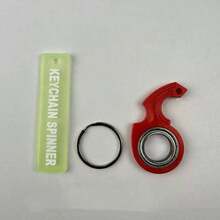 1pc- Keychain, Portable Rotating Metal Keychain, Glow-In-The-Dark Pendant Hanging Decoration, Bag Accessory, Selected Birthday Gift, Unique Holiday Gift Choice Fidget Toy/3d Printed Fidget/Fidgets/Keychains/Halloween - Multicolor - View 13