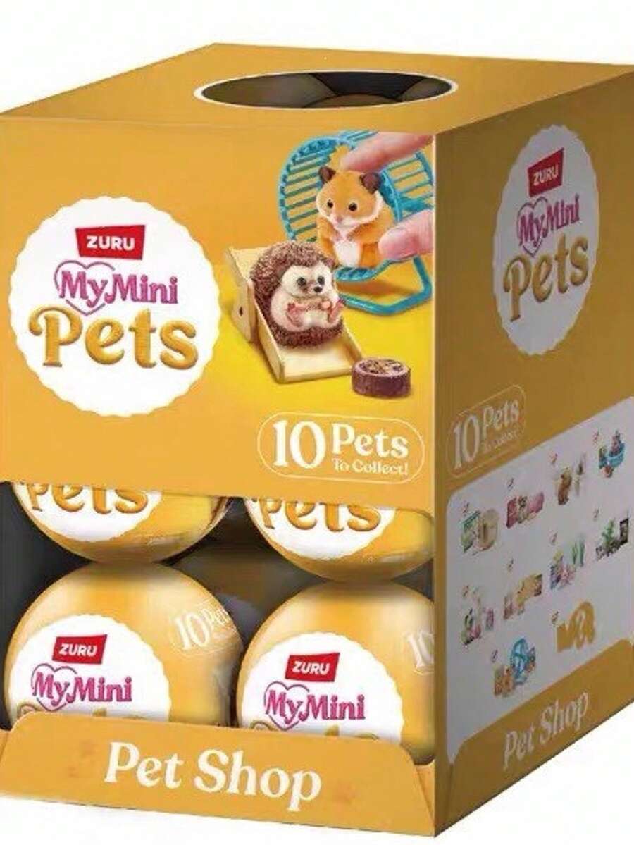 SANRIO Tiny Pets Sweetheart Mini Pet Blind Box, Multiple Cute Animal Figurines, Mini Hamster And Cat Collectibles, Surprise Gift For Collectors - Multicolor - View 1