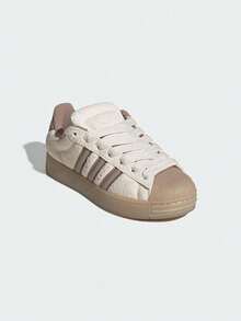 Adidas Originals Unisex ORIGINALS SUPERSTAR ST Classic Shell Toe Suede Upper Shoes KJ4688 - Beige - View 3