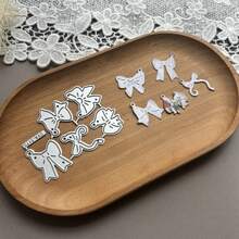 1pc Mini Bow Metal Cutting Die - Suitable For Scrapbooking Embossing, Durable Handmade Craft Tool, DIY Handmade Greeting Cards, Envelopes, Journals And Photo Album Decoration Materials - Bow - View 13