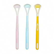 3pcs Silicone Tongue Brushes, Portable Home Tongue Scraper Tool - Multicolor - View 10