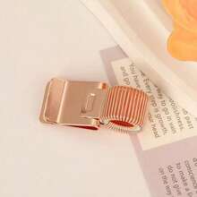 Hand Account Fixed Spring Pen Clip Stationery Portable Notebook Book Holder Electroplated Manganese Pen Clip Accessories, Holiday Gifts, Student Stationery, Return To School Gifts, Art Supplies, Etc. Back To School Supplies, - Single Piece - View 6