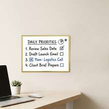 16.1 X 12.2 Inch Blank Dry Erase Whiteboard, Reusable PVC Wall Whiteboard For Writing, Notes, To Do Lists, Scheduling, Teaching & Kids Drawing, Peel And Stick Memo Board With For Home, Office, Kitchen & Classroom - Blank Dry Erase Whiteboard - View 3