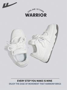 Warrior Women's Board Shoes Spring And Autumn Comfortable Modest Style Casual Yet Sleek Sneakers All-Day Wear Training Sneakers Running Shoes - White - View 5