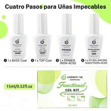 Cherimoya Gel Nail Polish - Multicolor - View 3