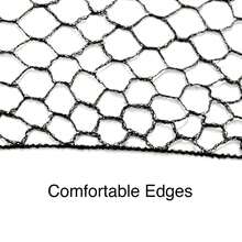 Thickened Hair Net, Black Invisible Elastic Edge Wig Cap, Reusable Women's Bun Hair Net, Suitable For Catering Service, Ballet, 20 Inches - View 6